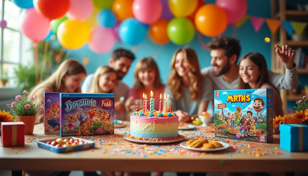 découvrez notre sélection des meilleurs jeux à offrir pour un anniversaire : idées ludiques et originales pour faire plaisir à tous les âges !