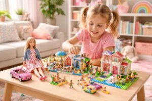 découvrez notre sélection de jouets éducatifs pour petites filles avec barbie, playmobil et lego friends, alliant apprentissage et amusement pour développer créativité et compétences.